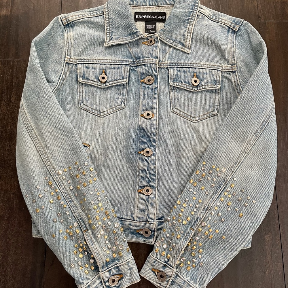 Preowned Express Jeans Jacket Size S